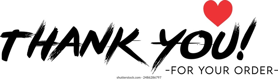 Thank You for Your Order. Elegant Thank You for Your Order Design with Stylish Graphics. Sophisticated Thank You for Your Purchase Image with Modern Elements. Chic Thank You for Your Order Graphic