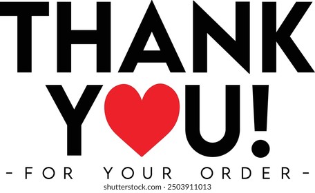 Thank You for Your Order. Elegant Thank You for Your Order Design with Stylish Graphics. Sophisticated Thank You for Your Purchase Image with Modern Elements. Chic Thank You for Your Order Graphic