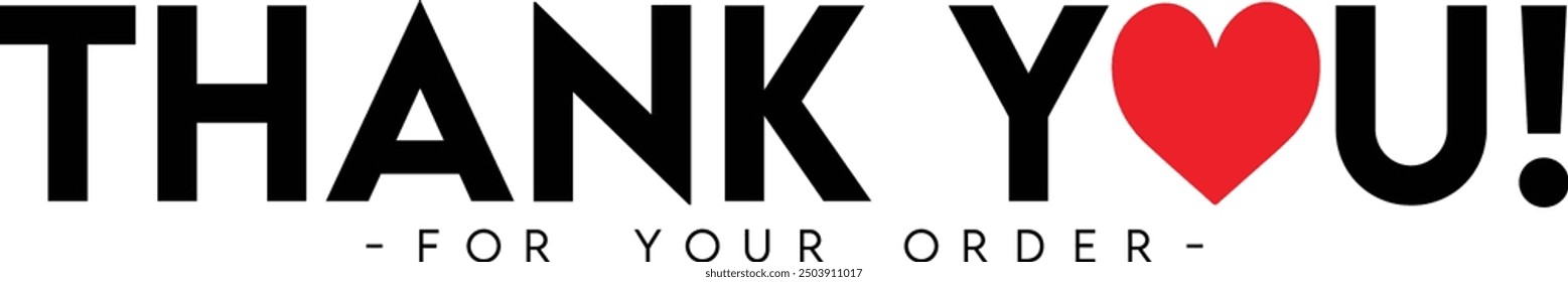 Thank You for Your Order. Elegant Thank You for Your Order Design with Stylish Graphics. Sophisticated Thank You for Your Purchase Image with Modern Elements. Chic Thank You for Your Order Graphic
