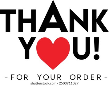 Thank You for Your Order. Elegant Thank You for Your Order Design with Stylish Graphics. Sophisticated Thank You for Your Purchase Image with Modern Elements. Chic Thank You for Your Order Graphic