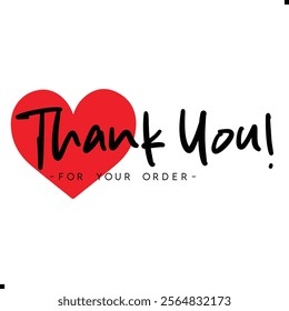 Thank You for Your Order. Elegant Thank You for Your Order Design with Stylish Graphics. Sophisticated Thank You for Your Purchase Image with Modern Elements. Chic Thank You for Your Order Graphic