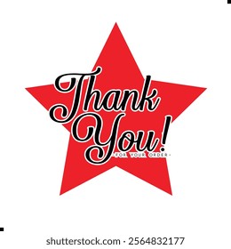 Thank You for Your Order. Elegant Thank You for Your Order Design with Stylish Graphics. Sophisticated Thank You for Your Purchase Image with Modern Elements. Chic Thank You for Your Order Graphic