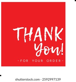 Thank You for Your Order. Elegant Thank You for Your Order Design with Stylish Graphics. Sophisticated Thank You for Your Purchase Image with Modern Elements. Chic Thank You for Your Order Graphic