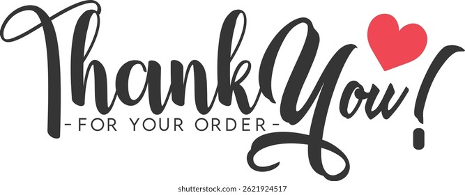 Obrigado por seu pedido. Agradecemos o design de seu pedido com placas gráficas elegantes. Sofisticado Obrigado por sua imagem de compra com elementos modernos. Chic Obrigado pelo gráfico do seu pedido