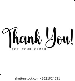 Obrigado por seu pedido. Agradecemos o design de seu pedido com placas gráficas elegantes. Sofisticado Obrigado por sua imagem de compra com elementos modernos. Chic Obrigado pelo gráfico do seu pedido