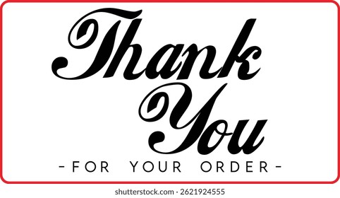 Obrigado por seu pedido. Agradecemos o design de seu pedido com placas gráficas elegantes. Sofisticado Obrigado por sua imagem de compra com elementos modernos. Chic Obrigado pelo gráfico do seu pedido