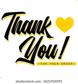 Obrigado por seu pedido. Agradecemos o design de seu pedido com placas gráficas elegantes. Sofisticado Obrigado por sua imagem de compra com elementos modernos. Chic Obrigado pelo gráfico do seu pedido