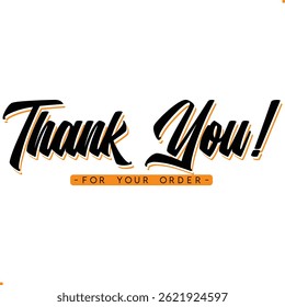 Obrigado por seu pedido. Agradecemos o design de seu pedido com placas gráficas elegantes. Sofisticado Obrigado por sua imagem de compra com elementos modernos. Chic Obrigado pelo gráfico do seu pedido