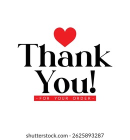 Thank You for Your Order. Elegant Thank You for Your Order Design with Stylish Graphics. Sophisticated Thank You for Your Purchase Image with Modern Elements. Chic Thank You for Your Order Graphic