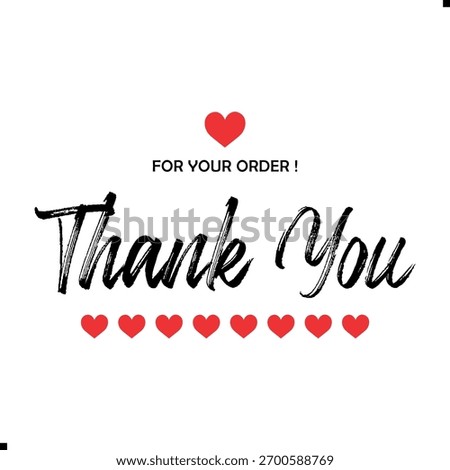 Thank You for Your Order. Elegant Thank You for Your Order Design with Stylish Graphics. Sophisticated Thank You for Your Purchase Image with Modern Elements. Chic Thank You for Your Order Graphic