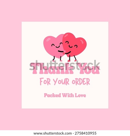 Thank You for Your Order. Elegant Thank You for Your Order Design with Stylish Graphics. Sophisticated Thank You for Your Purchase Image with Modern Elements. Chic Thank You for Your Order Graphic.