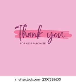 Thank You For Your Purchase Postcard