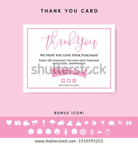 Thank You for your purchases flat design banners with the trendy colors and background with the geometric elements, circles, lines, triangles. Thank you for your order concept vector set