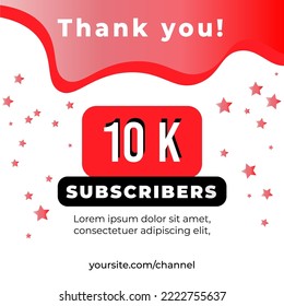 thank you for your support subscribers background