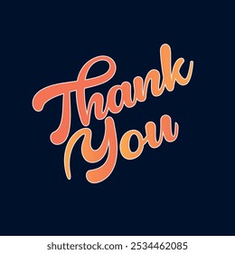 Thank You,Thank you card. Vector illustration