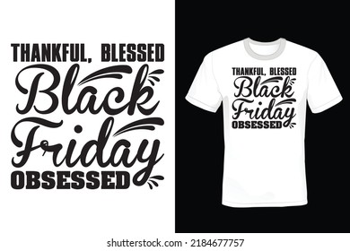 Black Friday T-Shirt-Design, Vintage, Typografie