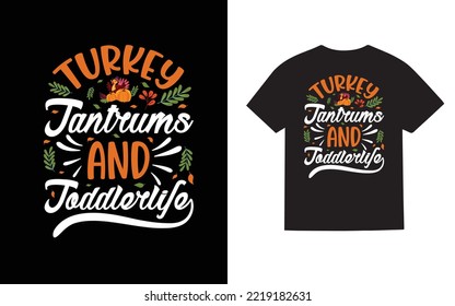 Thankful blessed and kind of a mess illustration for print-ready t-Thanksgiving holiday turkey   shirts design