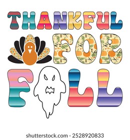 
thankful for fall T shirt Design Lover