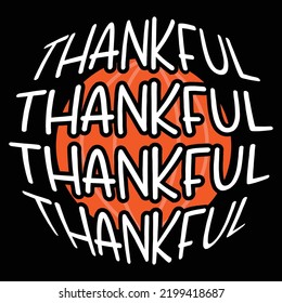 Thankful Full Moon Shirt Design