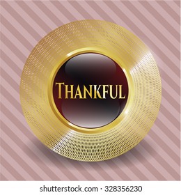 Thankful gold badge
