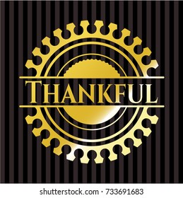 Thankful gold badge