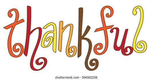 Thankful Lettering