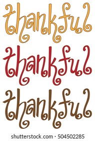 Thankful Lettering