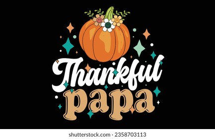 Merci Papa Retro, T-Shirt Design