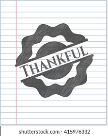 Thankful penciled