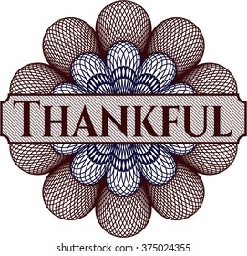 Thankful rosette