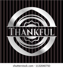 Thankful silver emblem