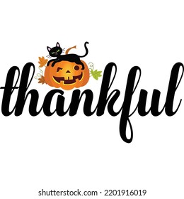 Thankful SVG design and vector file