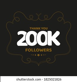 Agradeciendo a Post a los seguidores por completar 200.000 seguidores en los medios sociales.