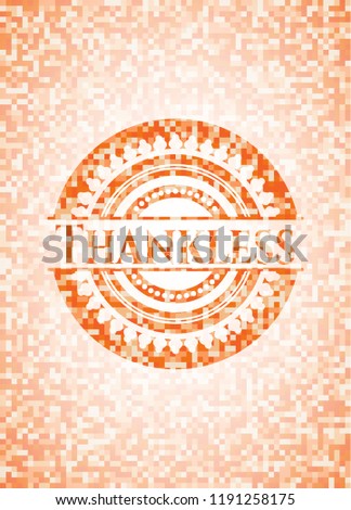 Thankless orange mosaic emblem