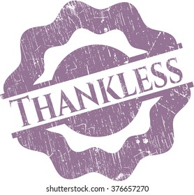Thankless rubber texture