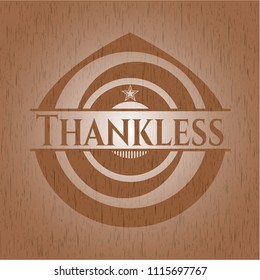 Thankless wooden signboards