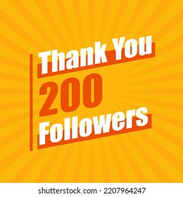 Thanks 2000 followers, 2K followers celebration modern colorful design.