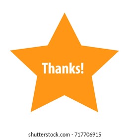 thanks, Beautiful greeting card poster with calligraphy text