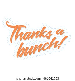 Thanks a bunch! banner