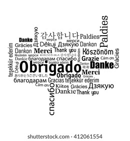 thanks in different languages design 