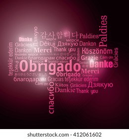 thanks in different languages design 