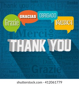 thanks in different languages design 