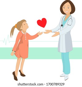 thanks to doctors for their work during the Covid-19 epidemic