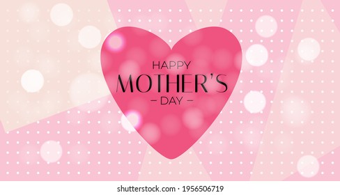 Thanks for everything, Mom. Happy Mother`s Day Cute Background with Flowers. Vector Illustration EPS10