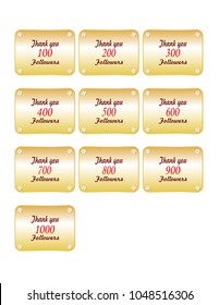 Thanks for the followers 100, 200, 300, 400,500, 600, 700, 800, 900, 1000