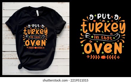 Thanks giving colorful t shirt for print on demand