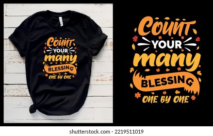 Thanks giving colorful t shirt for print on demand