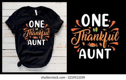 Thanks giving colorful t shirt for print on demand