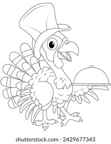 thanks giving coloring page for adult and child