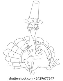 thanks giving coloring page for adult and child